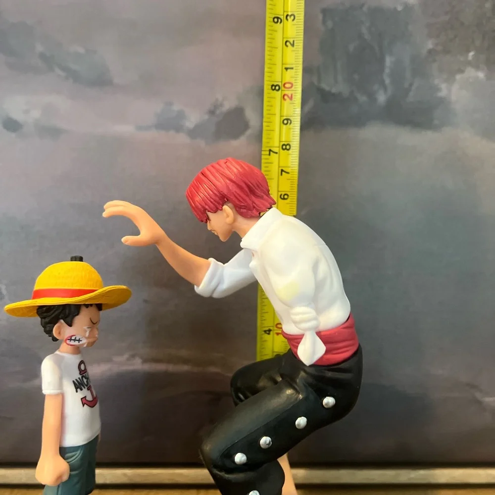 One Piece Luffy & Shanks Figures Anime Action FigureFigures Model or Cake Topper